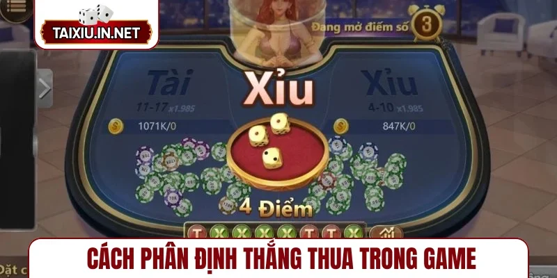 Cách phân định thắng thua trong game