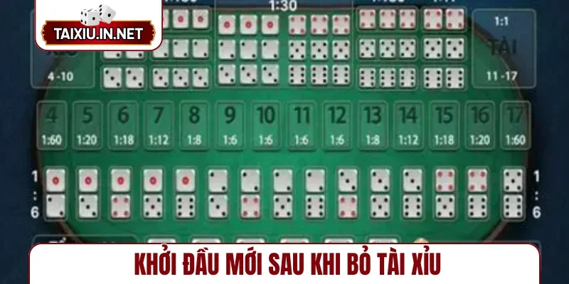 Khởi đầu mới sau khi bỏ tài xỉu